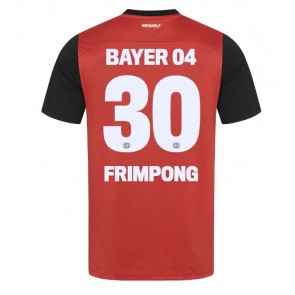 Bayer Leverkusen Jeremie Frimpong #30 Hemmatröja 2024-25 Kortärmad